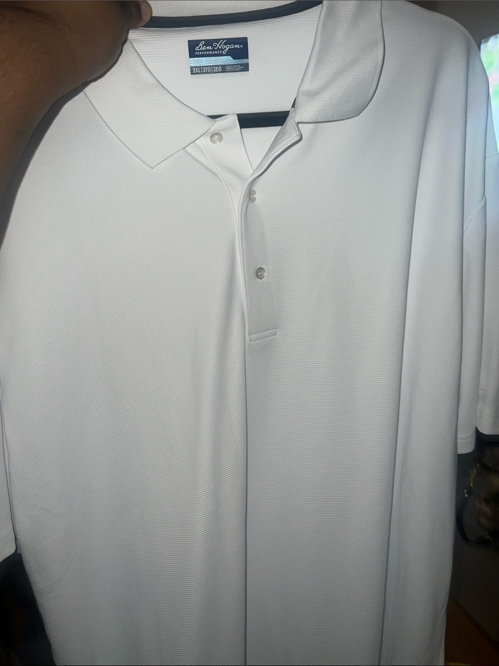 Hogan White Men's Performance Polo